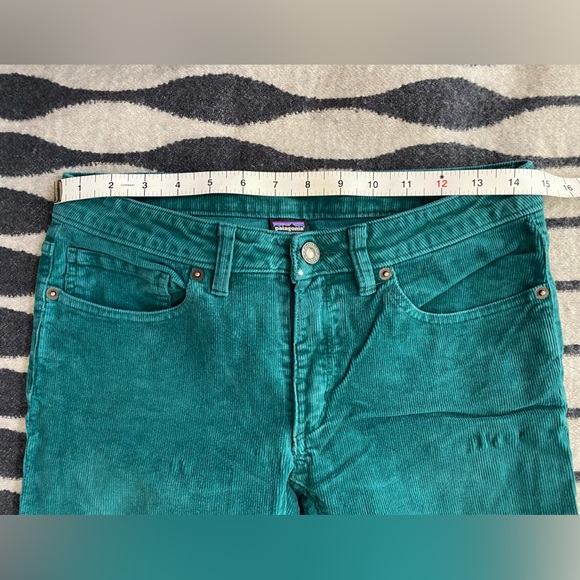 Patagonia Organic Cotton Corduroy Pants in Crater Blue Women's Size 28 - Picture 7 of 16
